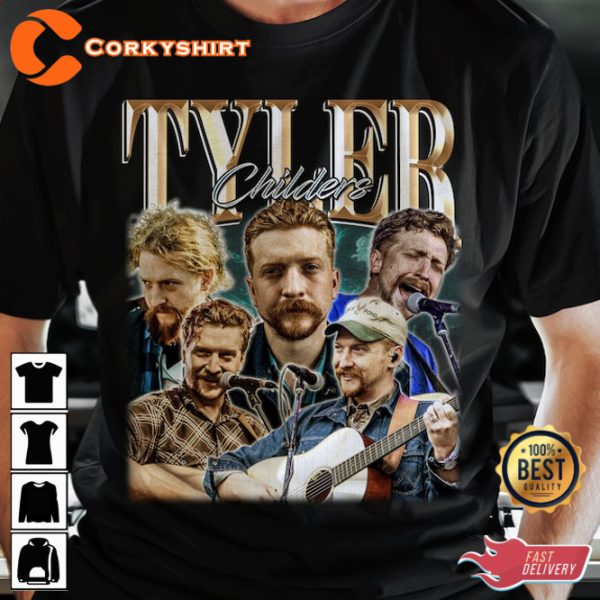 Vintage 90S Inspired Country Song Music Raise On Tyler Childers T-Shirt