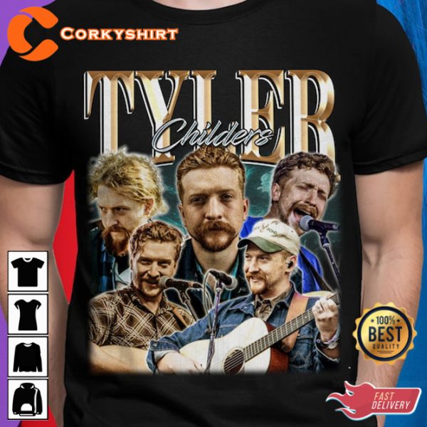 Vintage 90S Inspired Country Song Music Raise On Tyler Childers T-Shirt