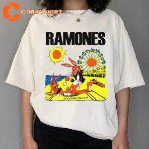 Vintage 90s Ramones Rockaway Beach 1988 T-shirt