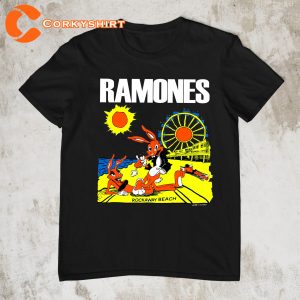 Vintage 90s Ramones Rockaway Beach 1988 T-shirt