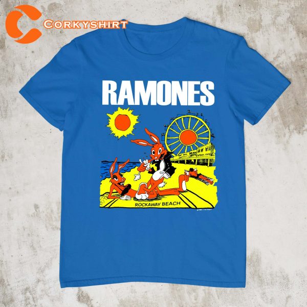 Vintage 90s Ramones Rockaway Beach 1988 T-shirt