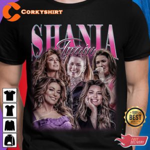 Vintage Inspired Country Music Raised On Shania Twain T-shirt