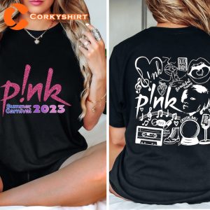 Vintage P!nk Pink Singer Summer Carnival 2023 Tour T-Shirt