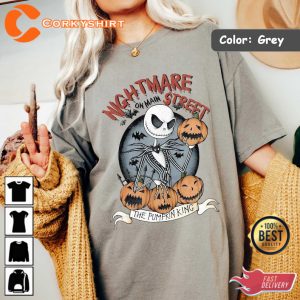 Vintage The Nightmare Before Halloween Pumpkin Shirt