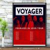 Voyager Fearless In Love Tour 2023 Home Decor Poster