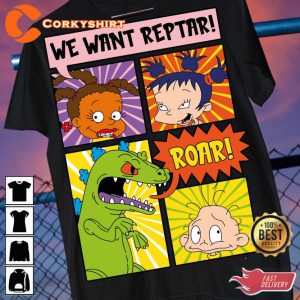 We Want Reptar Monster 90s Kids Show Cartoon 2023 T-Shirt