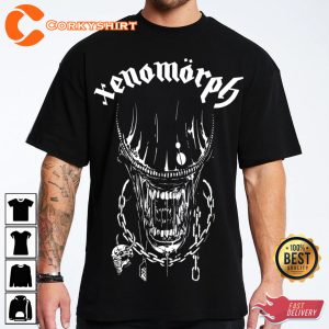 Xenomorph MotorSith Motorhead Heavy Metal Inspired T-Shirt