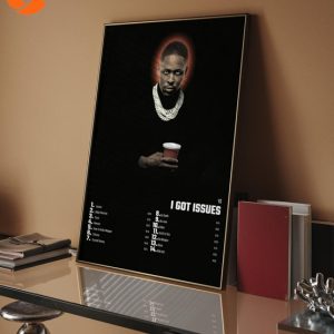 YG I Got Issues Album Cover Poster Home Wall Art