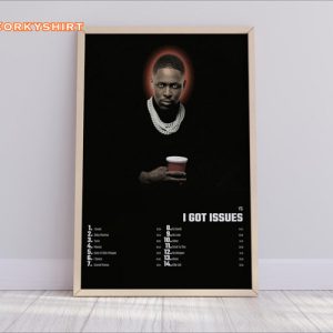YG I Got Issues Album Cover Poster Home Wall Art