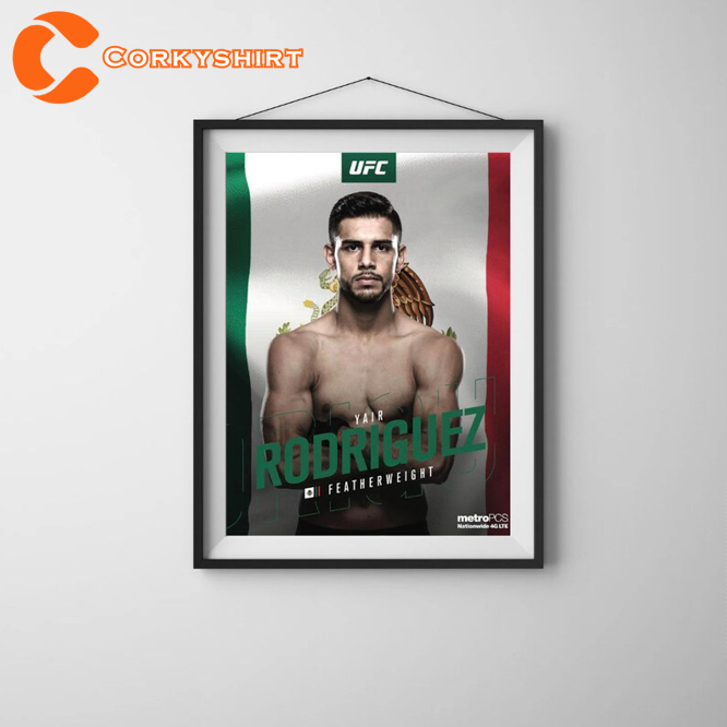 Yair Rodriguez El Pantera UFC Featherweight Home Decor Poster