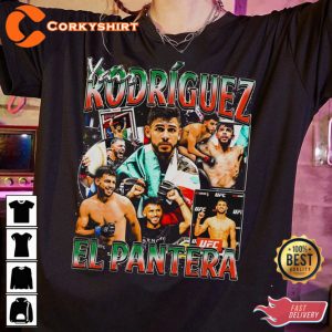 Yair Rodriguez Professional Mixed Martial Artist Designed T-Shirt