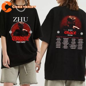 Zhu Grace Fall Tour 2023 Steven Zhu Fans Club Concert T-Shirt