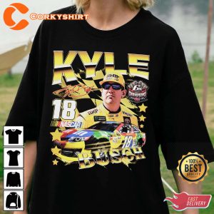 18 Racing Busch Nascar Kyle Busch Car 6x Champion Graphic T-Shirt