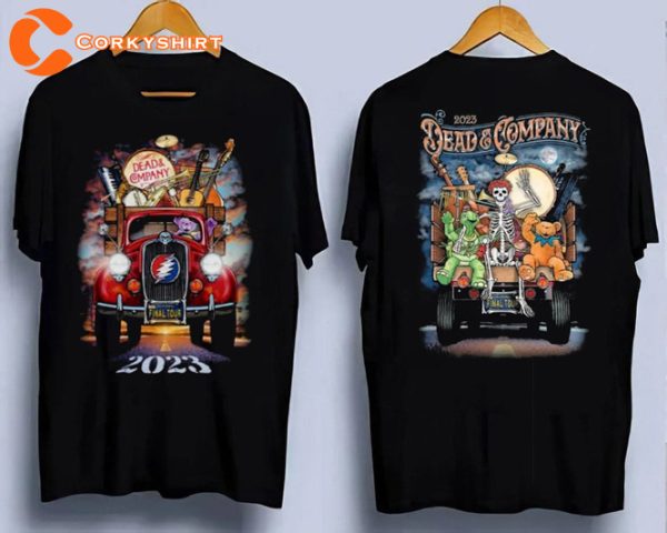 2023 The Final Tour Truck Dead and Company Double Sided Concert T-Shirt