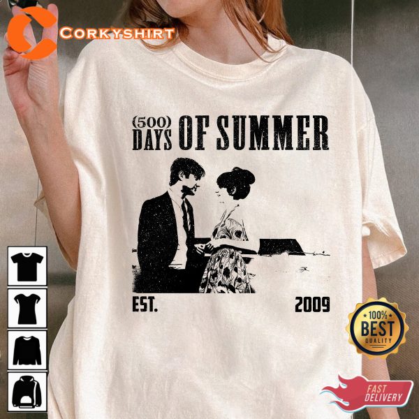 500 Days Of Summer Romance Film T-shirt