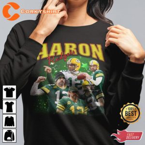 Aaron Rodgers Vintage Tee for Him and Her Fan T-Shirt