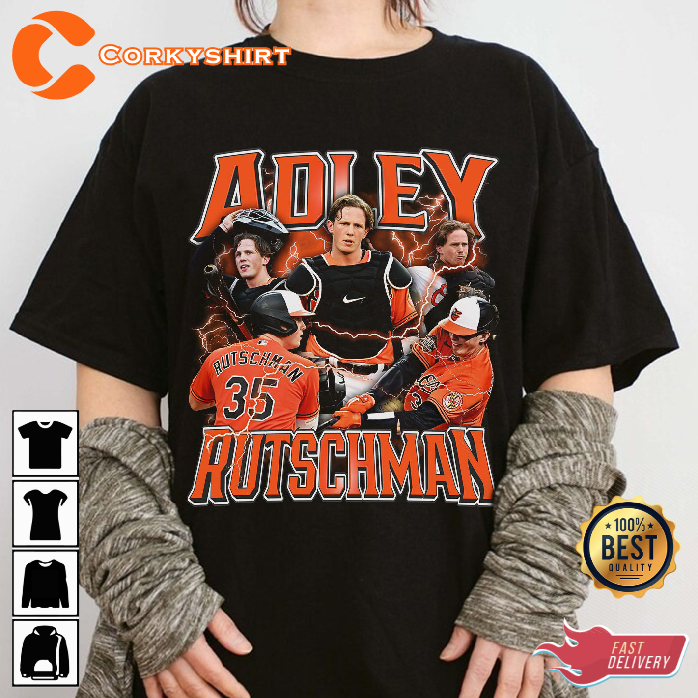 Adley Rutschman T-shirt, Adley Rutschman All-Star Oregon State