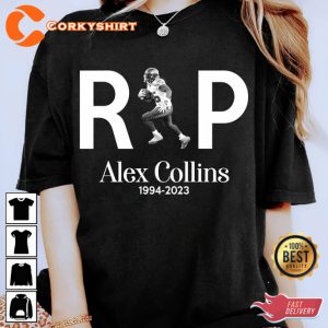 Alex Collins A True Game-Changer Remembered Memorial Shirt