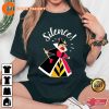 Alice In Wonderland Queen Of Hearts Silence Disney Cartoon T-shirt