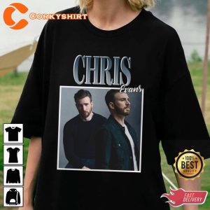 American Actor Chris Evans Candle Fan Captain America Vibes Unisex T-Shirt