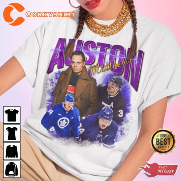 Auston Matthews Hockey Legend Jersey-Inspired T-Shirt