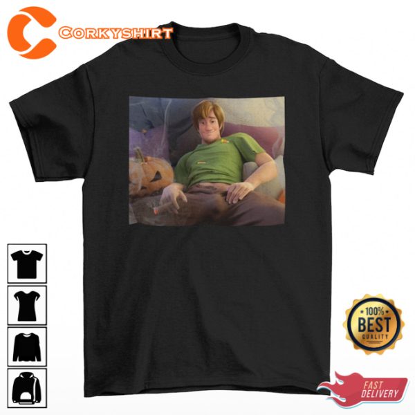 BDE Shaggy Fan Art Cringe Meme Oddly Specific Parody T-Shirt