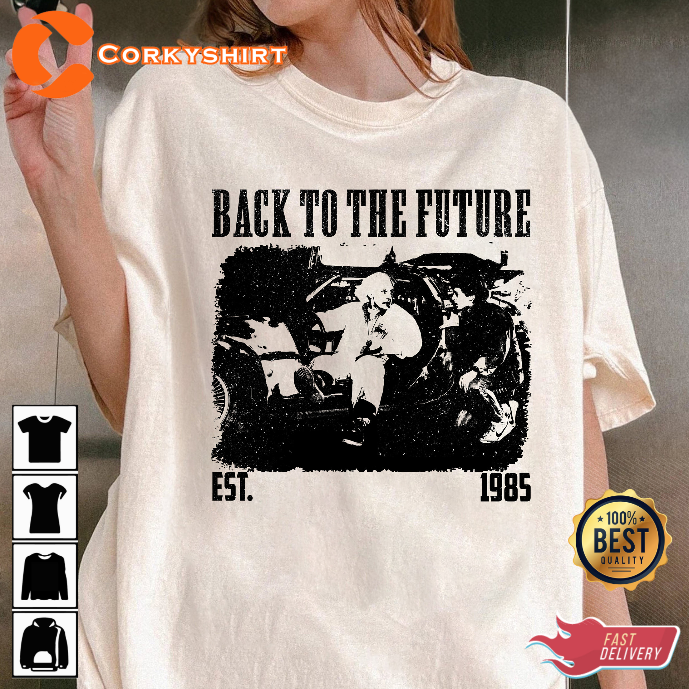 Back To The Future Film Marty McFly T-shirt