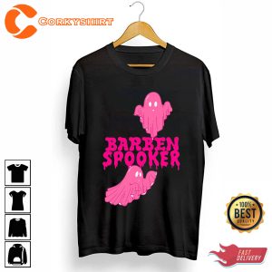 Barben Spooker Spooky Vibes Pink Doll Halloween Costume T-Shirt