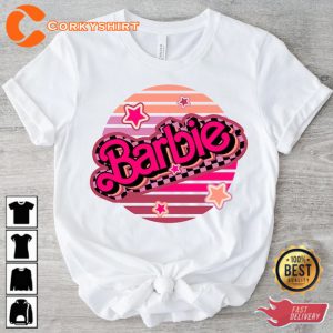 Barbie Design Cartoon Disco Style Unisex T-Shirt