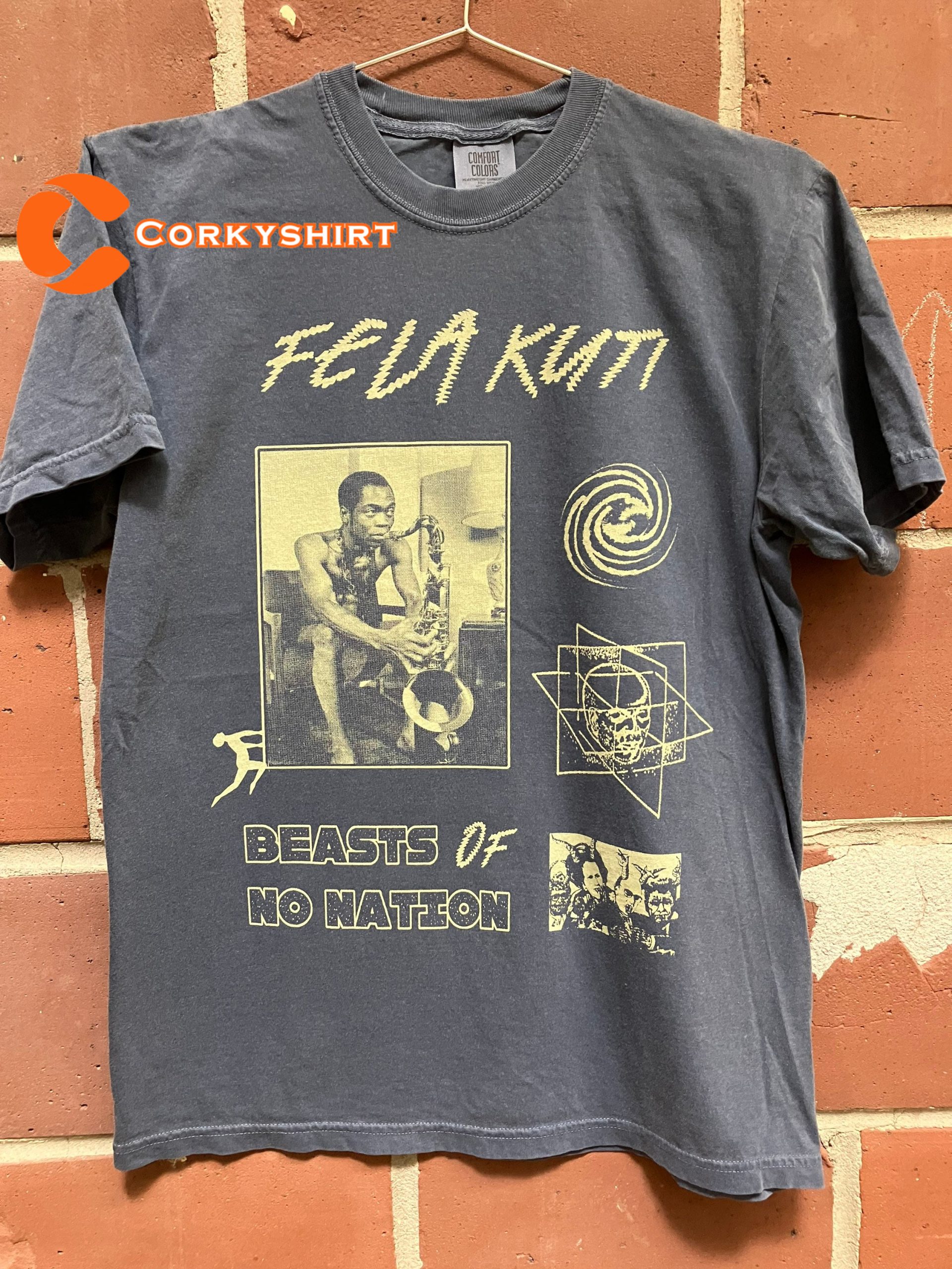 Beast No Nation Fela Kuti The First Song Fan Art Music T-shirt