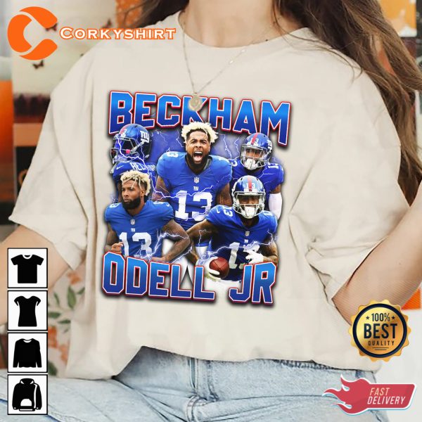 Odell Beckham Jr Cleveland Browns OBJ Football T-Shirt