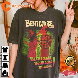 Beetlejuice Movie Halloween Night 80s T-shirt