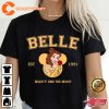 Belle Disney Beauty And The Beast Est 1991 All Characters T-Shirt
