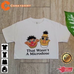 Bert and Ernie Cropped Top Summer TShirt