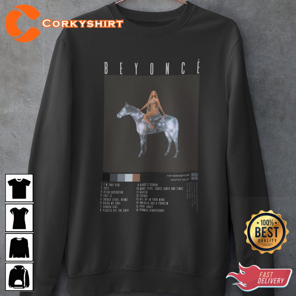 Beyonce Tour 2023 Renaissance World Tour Summer Concert Shirt - Corkyshirt