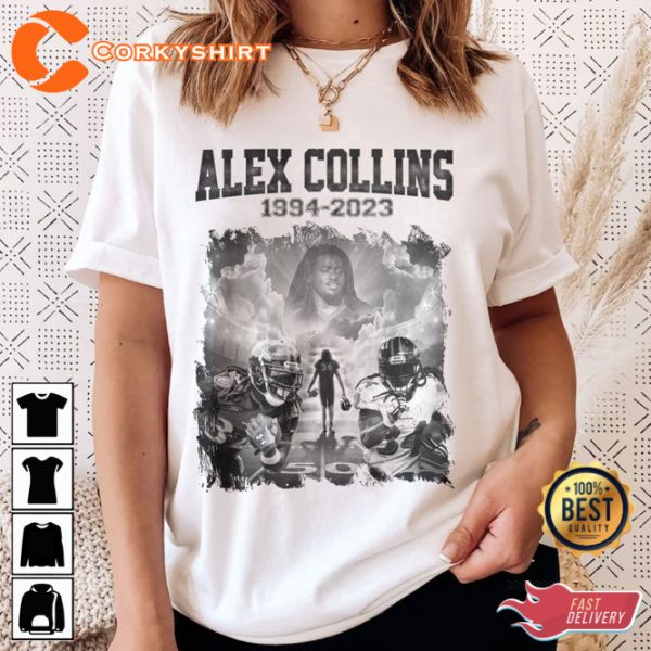 Beyond the Field Cherishing Alex Collins Memorial Shirt