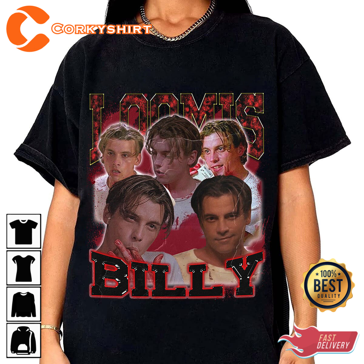 Billy Loomis Scream Movie Skeet Ulrich T-shirt