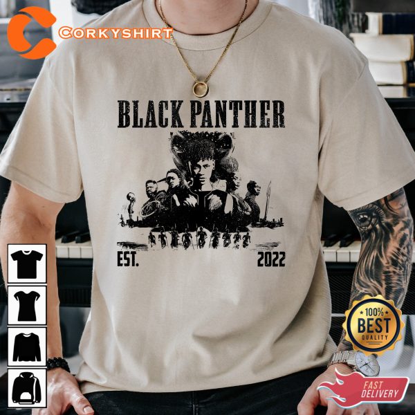 Black Panther Wakanda Forever Movie 2022 T-shirt