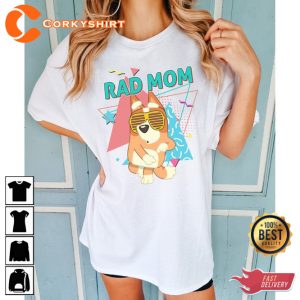 Bluey Rad Mom Family Disneyworld T-Shirt
