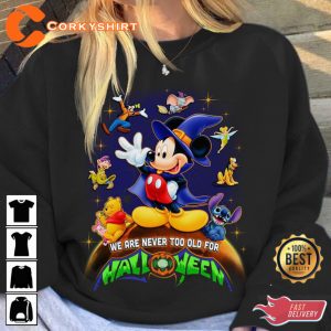 Boo-tiful Mickey Celebrate Halloween Style T-Shirt