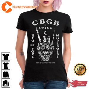 CBGB and OMFUG 1973 Hip Hop Sign T-Shirt