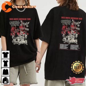 Cannibal Corpse 2023 Music Tour Double Sided T-Shirt