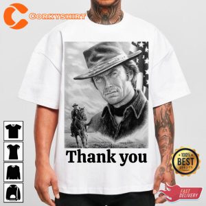 Clint Eastwood Movie Memorable Fan T-shirt