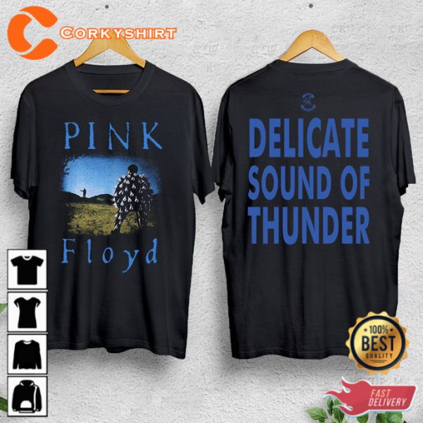 Colors 1992 Pink Floyd Delicate Sound Of Thunder Tee, Pink Floyd Tour T-Shirt