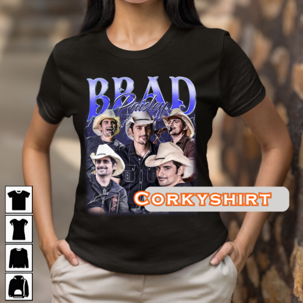 Country Music Brad Paisley Guitar Legend T-Shirt