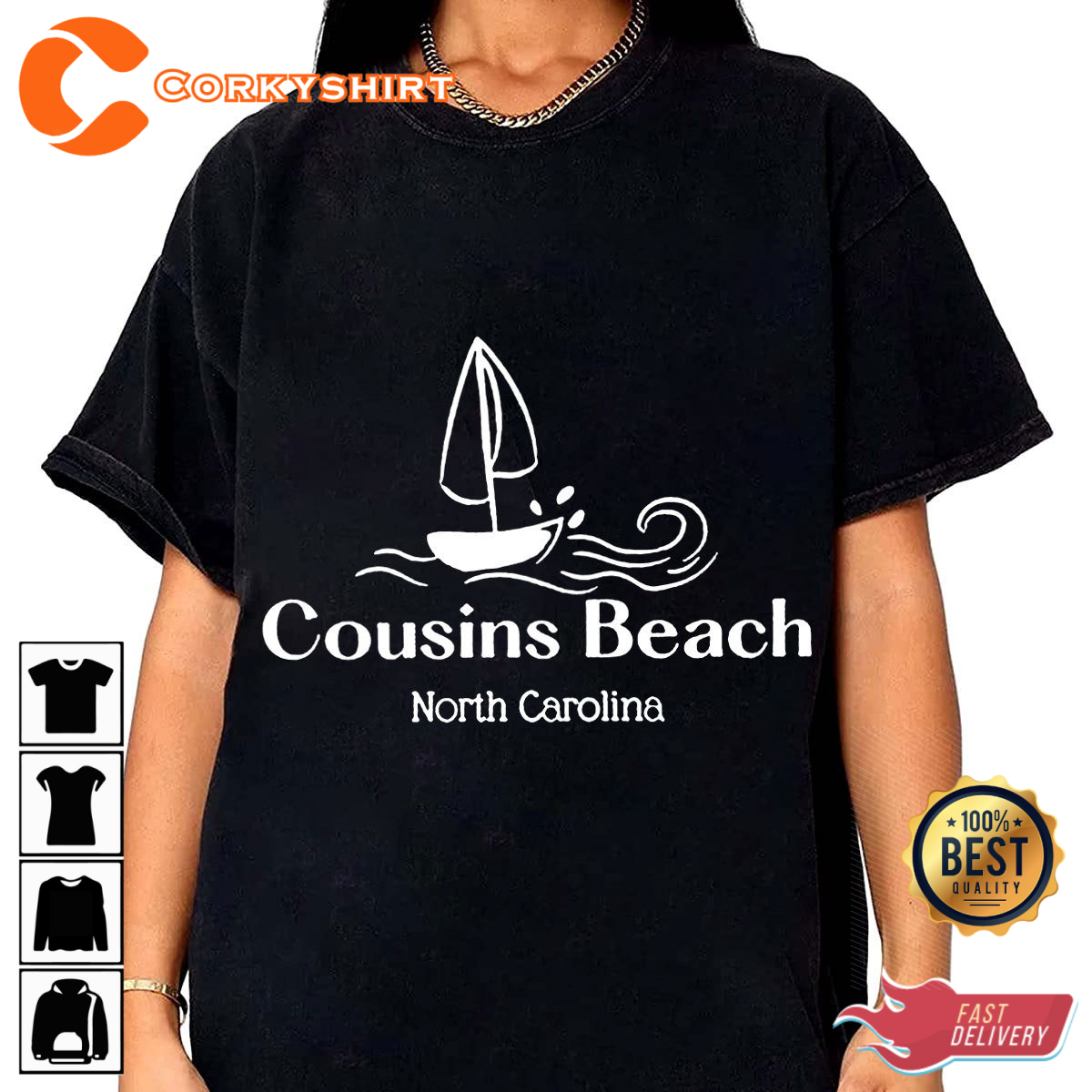 Cousins Beach North CarolinaThe Summer I Turned Pretty Trendy T-Shirt