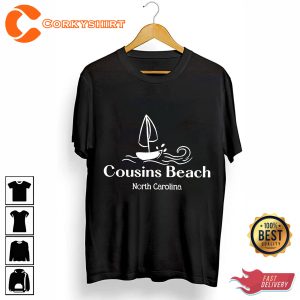 Cousins Beach North CarolinaThe Summer I Turned Pretty Trendy T-Shirt