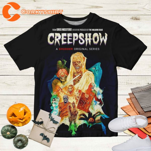 CreepShow 1982 American Horror Comedy Anthology Film T-shirt Design , CreepShow 3D Full Print Shirt , CreepShow Unisex Shirt Gifts For Fans