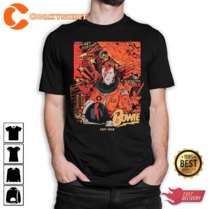 David Bowie Ziggy Stardust Art Unisex T-Shirt