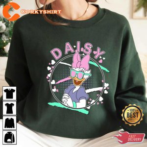 Disney Daisy Duck 90s Portrait Cartoon T-Shirt